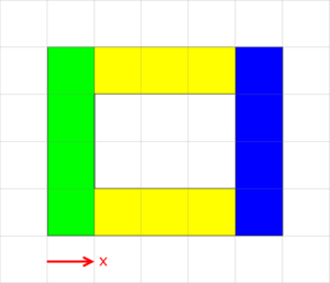 Split with floating and absolute areas