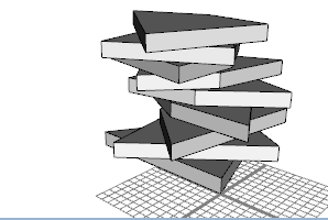 Split with rotation around scope center