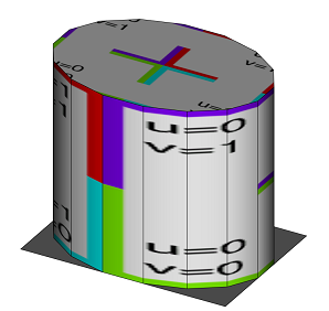 Cylinder with 16 sides fit into scope