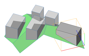 Extrusion with flat top