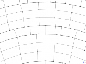 Radial street alignment