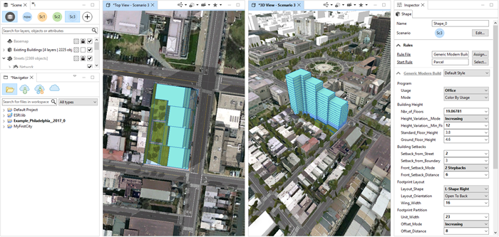 Top & 3D View layout