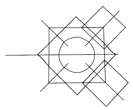 Exported DXF of seaside road network