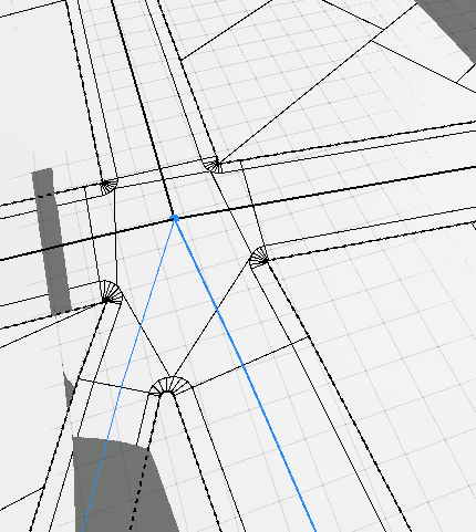 Viewport Perspective View of cleaned up network