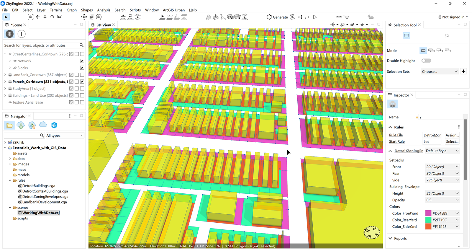 Zoning envelopes created