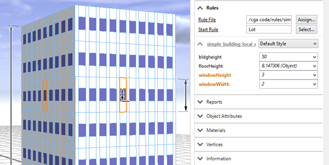 Pattern selection