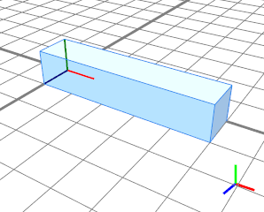 Resized scope with cube inserted