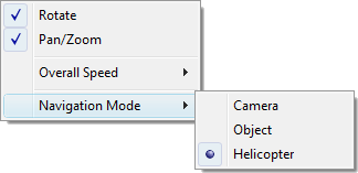 Navigation mode settings