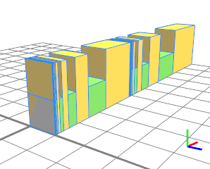 Recursive split with Golden Ratio