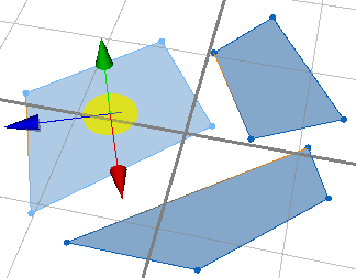 Objects in object coordinate system