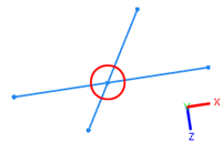 Intersection of segments