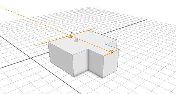 Snap on opposite edge of a parallel snap