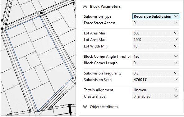 Recursive subdivision