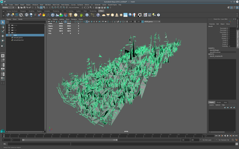 Maya import Alembic model