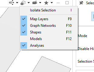 Visibility settings