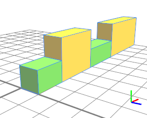 Recursive split with scope cut with Golden Ratio