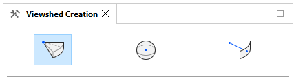 Viewshed tool options