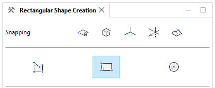 Rectangle tool options