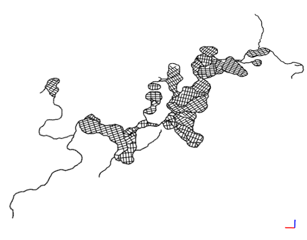 Organic distribution of rasters