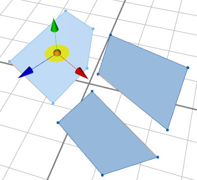 Objects in object coordinate system