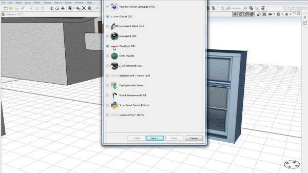 Export model to Wavefront OBJ