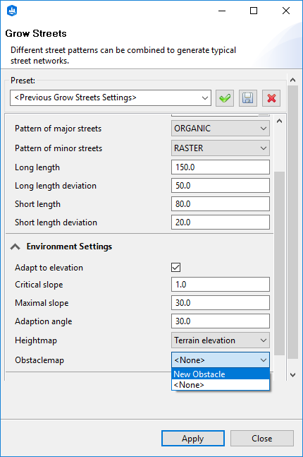 Obstaclemap applied