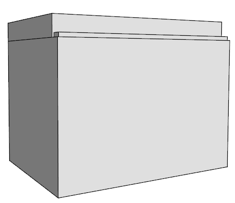 Rough building shape after volume modeling