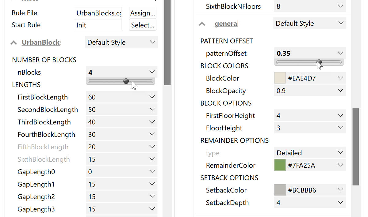 Adjust the attributes in the Inspector window