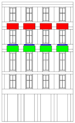 Generated window ornaments