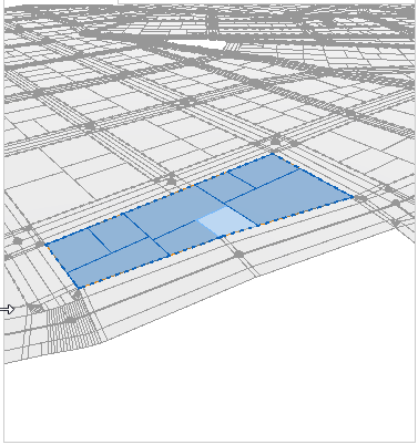 Shapes within block selected