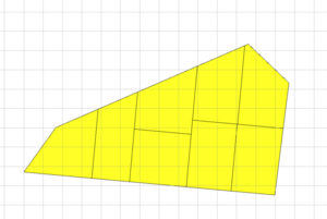 Block divided into equal parts