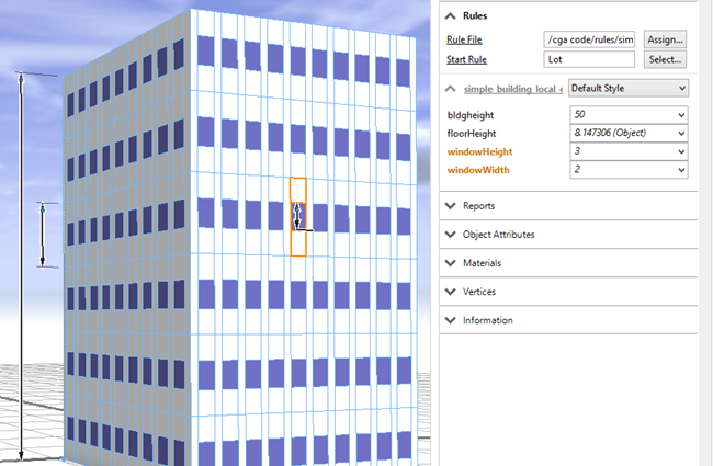 Selected component for local edit