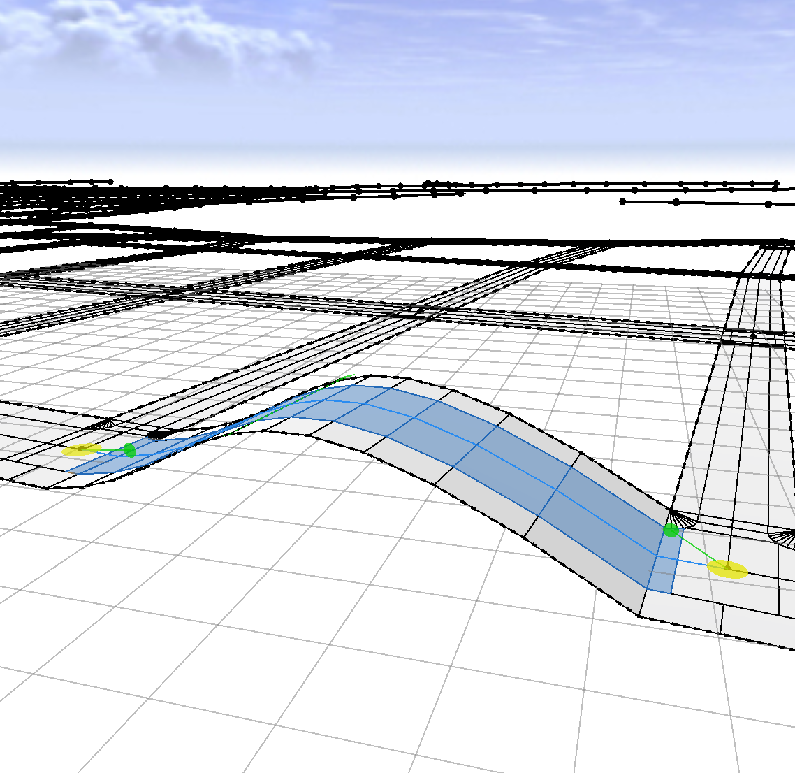 Viewport Perspective View of tangent edits