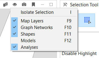 Visibility settings