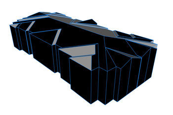 Building with inconsistent face normals Building with inconsistent face normals