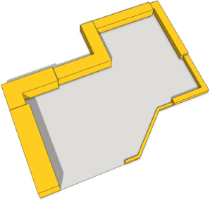 Perimeter repeateldly split and setback Perimeter repeateldly split and setback