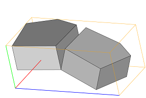 Uneven shapes extruded Uneven shapes extruded