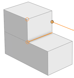 Snap to perpendicular edge Snap to perpendicular edge