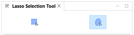 Lasso Selection tool options Lasso Selection tool options