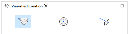 Viewshed tool options Viewshed tool options