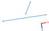 Segments before snapping Segments before snapping