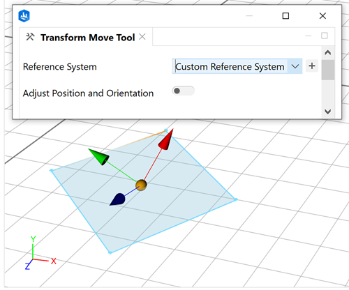 Custom reference system Custom reference system