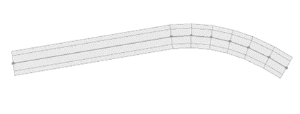 Straight sections only Straight sections only