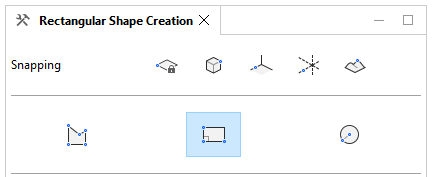 Rectangle tool options Rectangle tool options