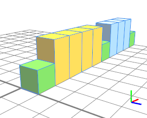 Two repeat splits bordered by floating splits Two repeat splits bordered by floating splits