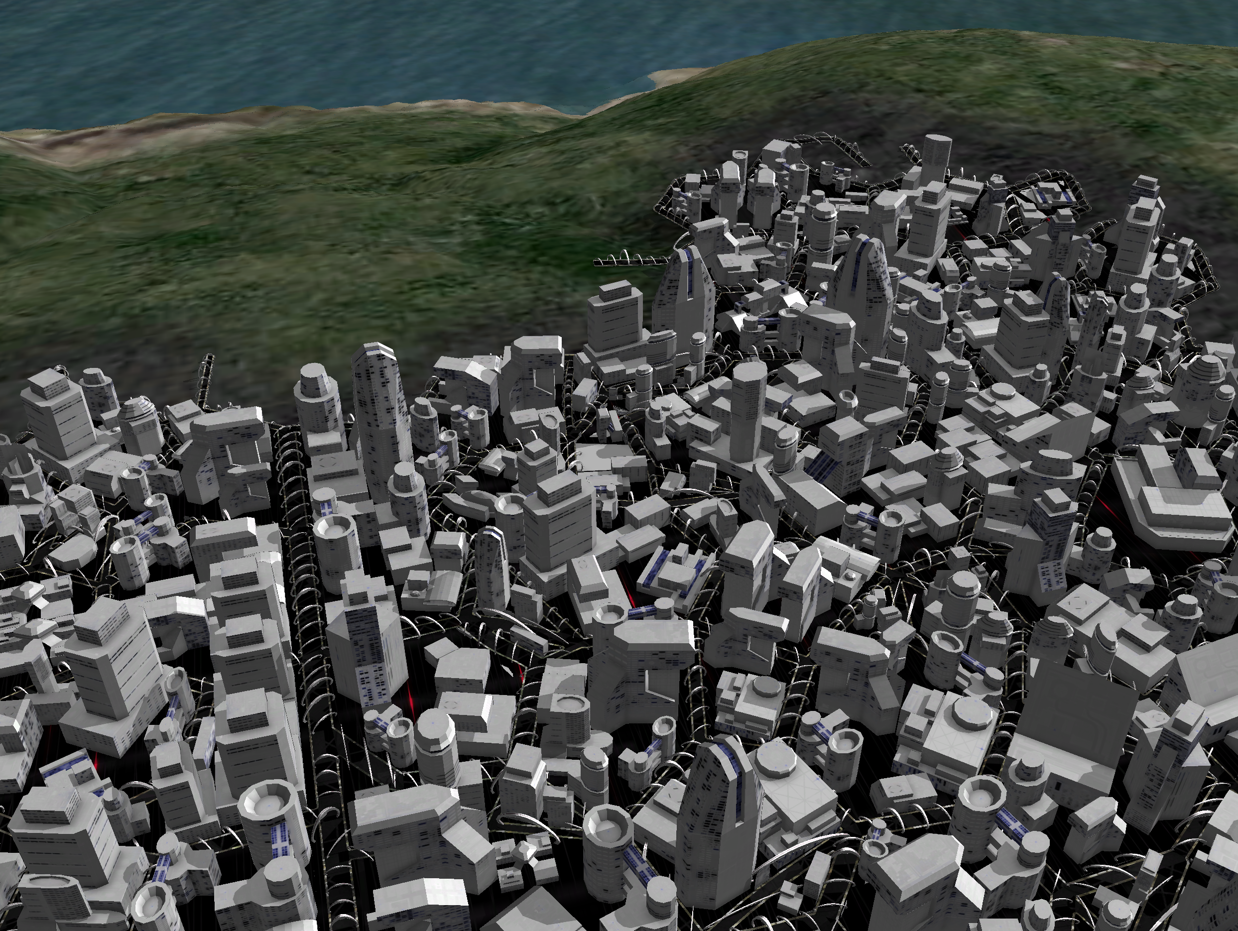 Rendered view of atoll Rendered view of atoll