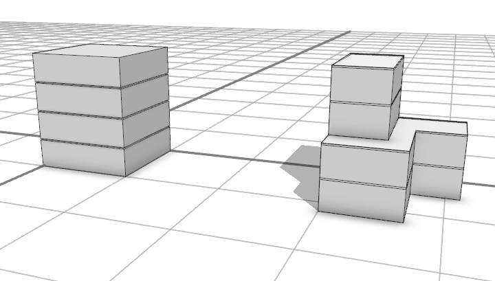 Rule-applied shapes Rule-applied shapes