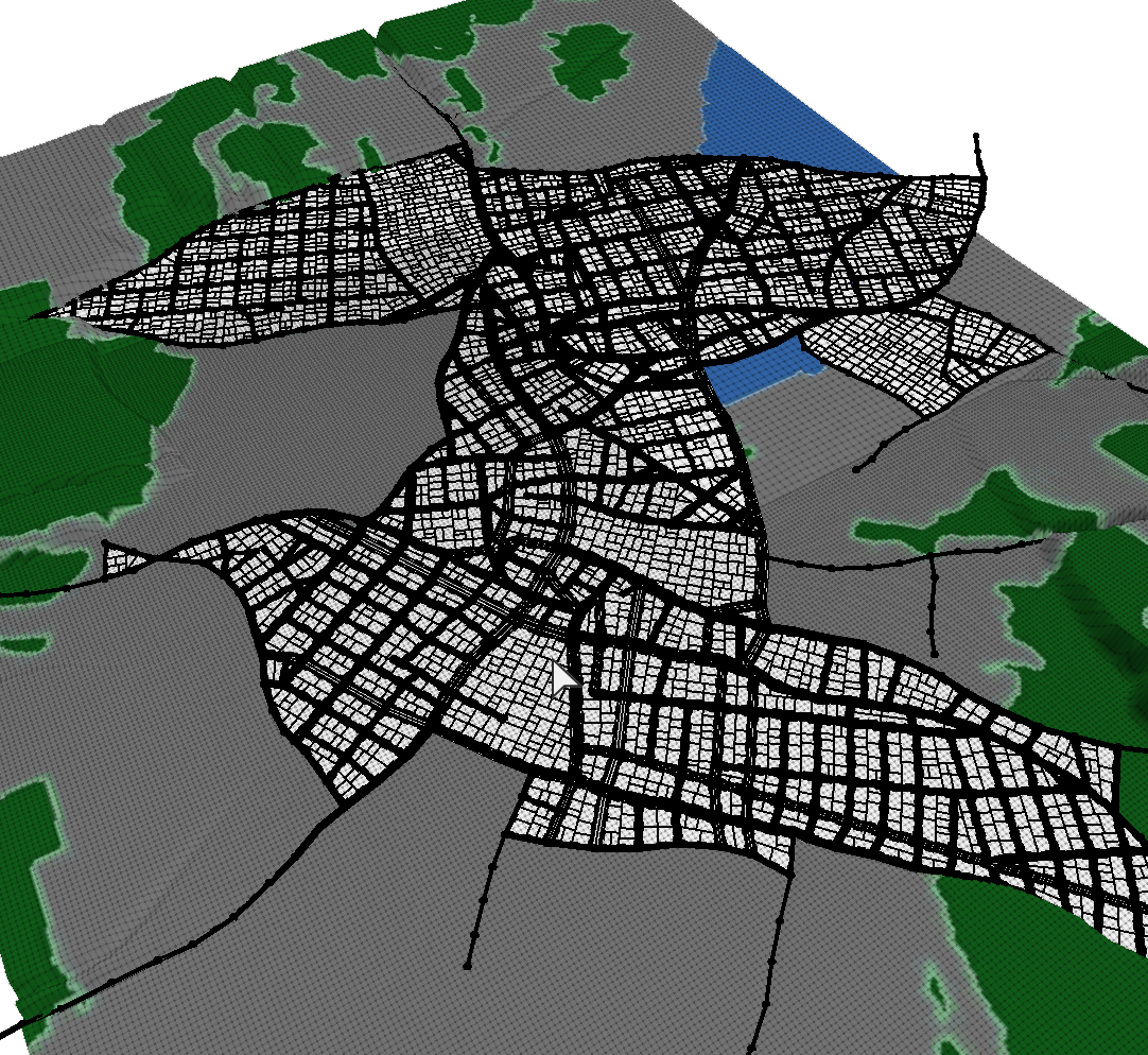 Grow streets with heightmap Grow streets with heightmap