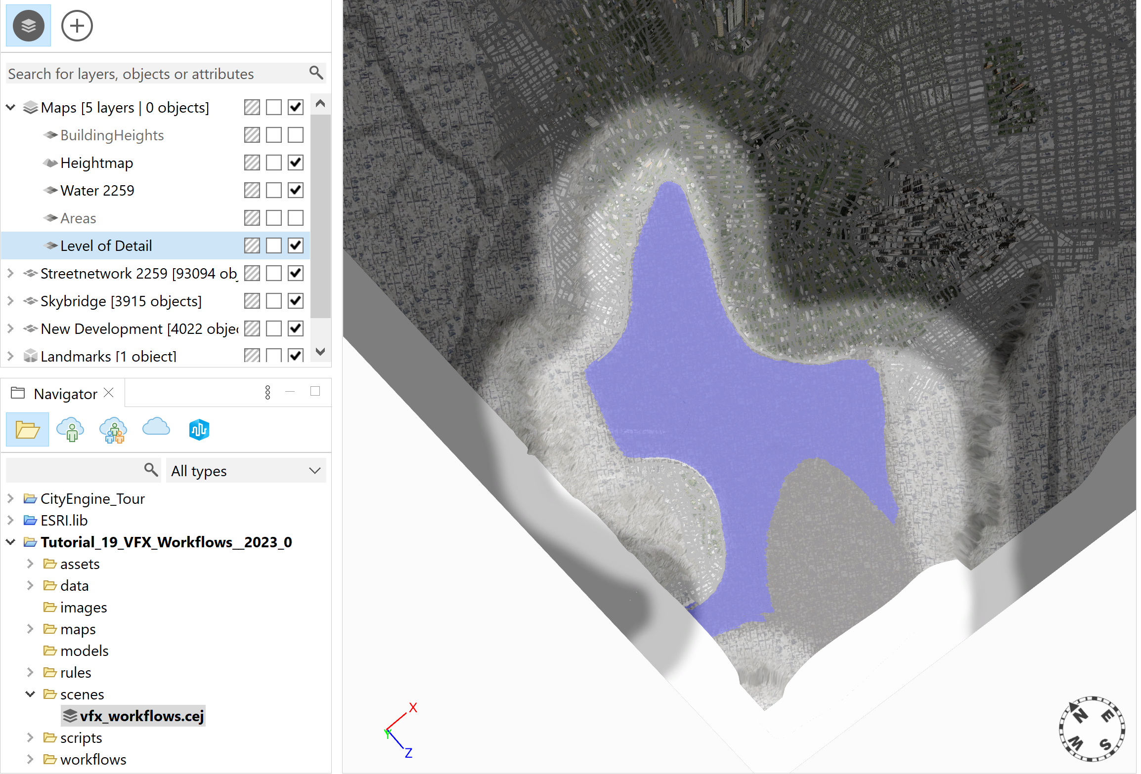 LOD map LOD map