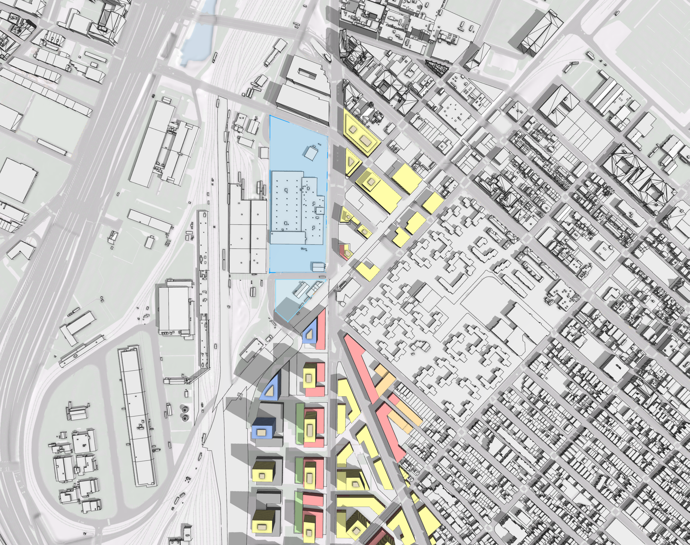 Two parcels selected Two parcels selected